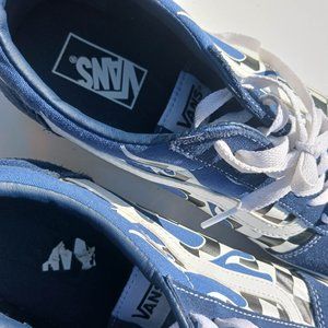 Vans blue men's size 11 skater shoes checkered